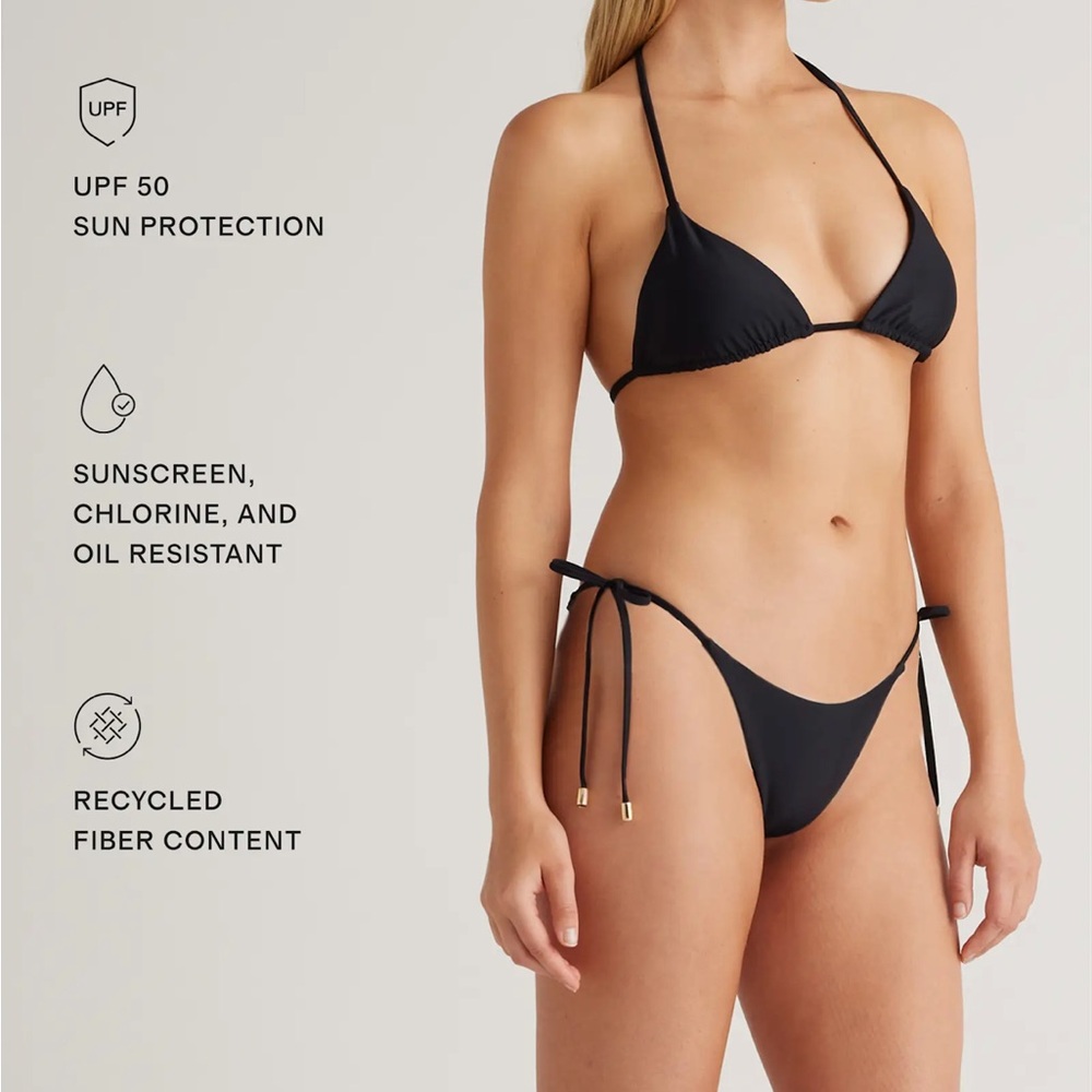 Quince Black Bikini Set